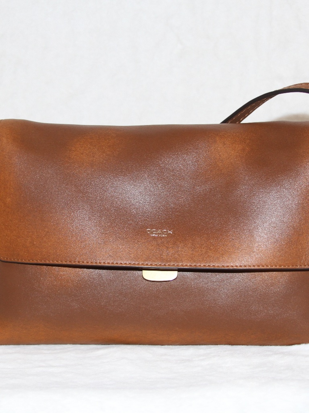 NWT COACH Chelsea Shoulder Bag 30 Loved Leather Purse Handbag Brown - Picture 8 of 9